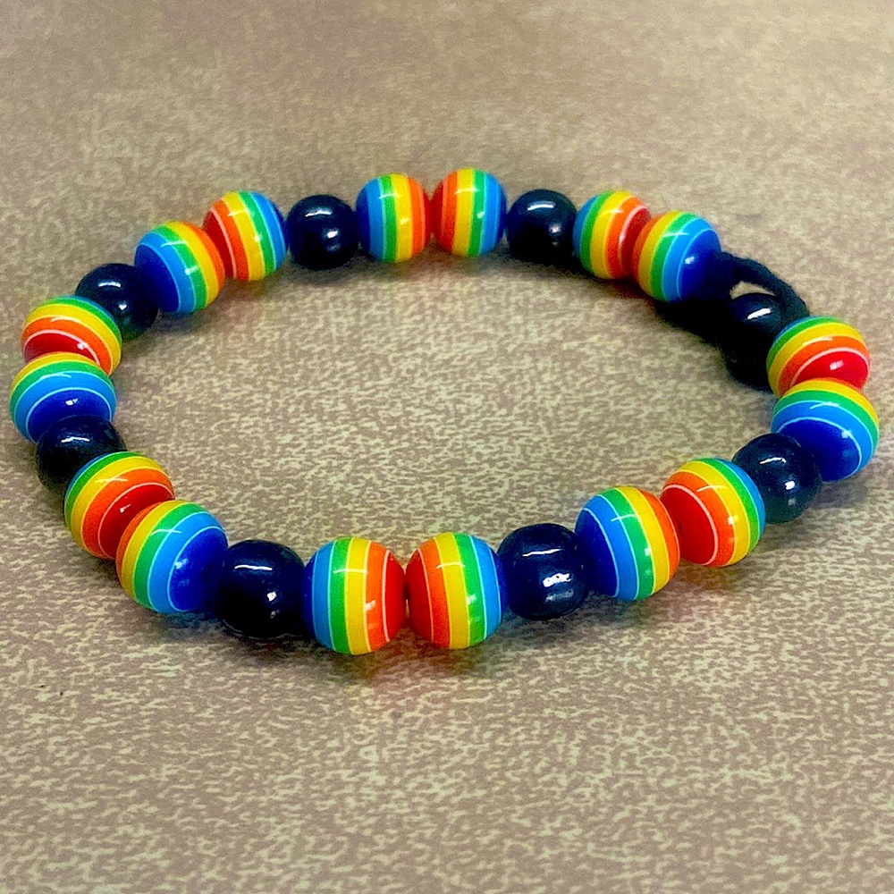 Pride bracelet! Share the love. ♥️🧡💛💚💙💜